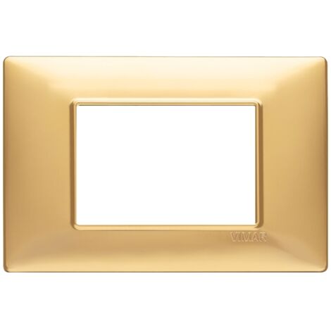 VIMAR - 14653.25 Placca 3M oro opaco