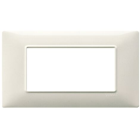 VIMAR - 14654.06 Placca 4M bianco granito