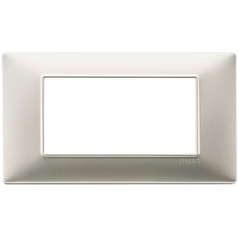VIMAR - 14654.21 Placca 4M nichel opaco
