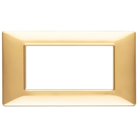 VIMAR - 14654.24 Placca 4M oro lucido