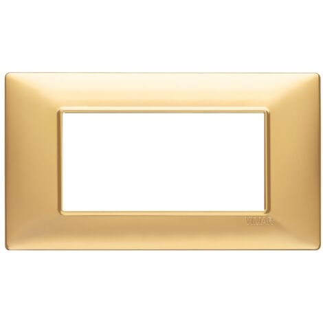 VIMAR - 14654.25 Placca 4M oro opaco