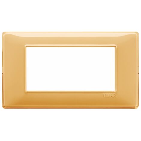 VIMAR - 14654.43 Placca 4M Reflex ambra