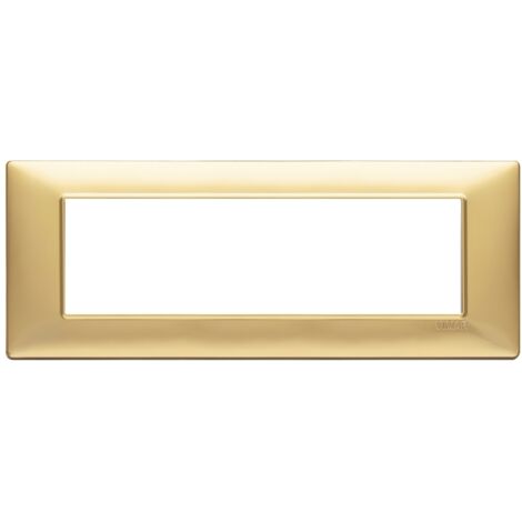 VIMAR - 14657.25 Placca 7M oro opaco