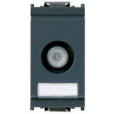 VIMAR - 16306.10 Conector de paso TV-RD-SAT gris