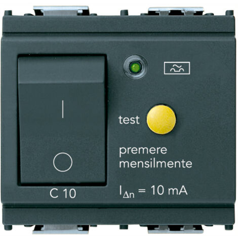 VIMAR - 16511.10 Interruttore MTDiff.1P+N C10 10mA grigio