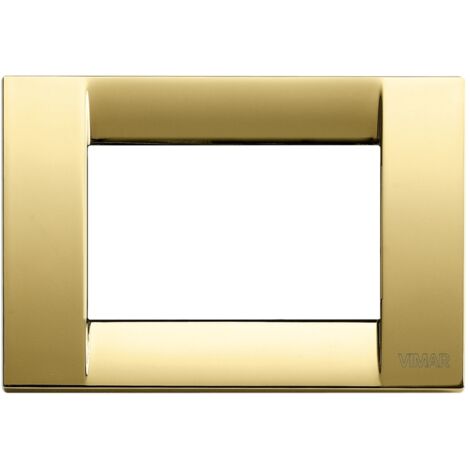 VIMAR - 16733.32 Placca Classica 3M oro lucido