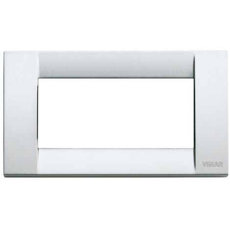 VIMAR - 16734.21 Placca Classica 4M argento metall.