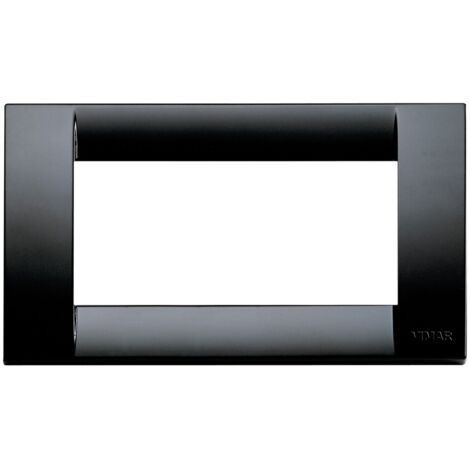 VIMAR - 16744.16 Placca Classica 4M nero
