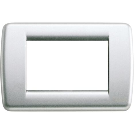 VIMAR - 16753.21 Placca Rondo 3M argento metall.