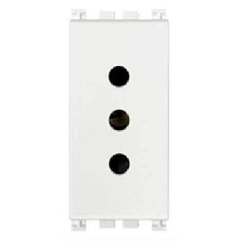 VIMAR 19201.B - Presa 2P+T 10A P11 Bianco (Arkè)