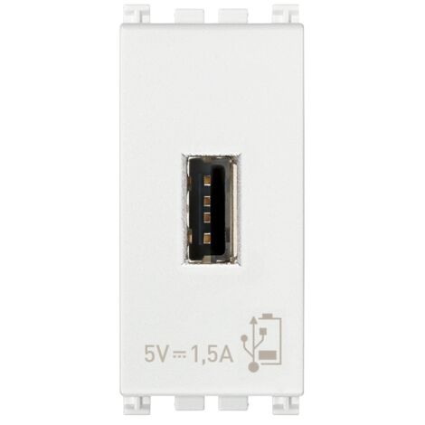 VIMAR - 19292.B Unita alimentazione USB 5V1,5A 1M bianco