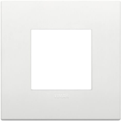 Vimar 19642.74 Placca Classic, Bianco, 2 moduli