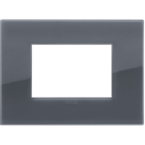 VIMAR - 19653.61 Placca Classic 3M Reflex grigio fume
