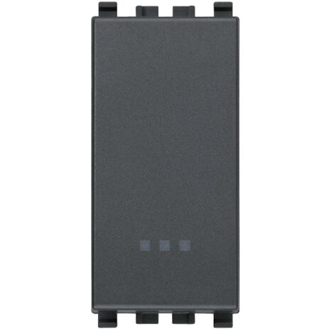 VIMAR - 20008 Pulsante 1P NO 10A grigio