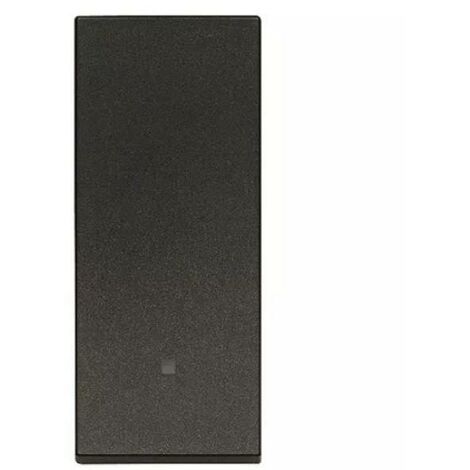 VIMAR 30004.G - Deviatore allineato Vimar Linea 1P 10A Illuminabile - Nera - Linea