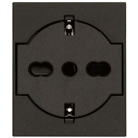 VIMAR 30211.G - Presa 2P+T P40 Universale A Filo Nero