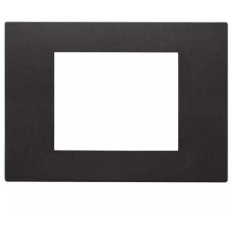 VIMAR 30653.02 - Placca 3M - Nero - Linea