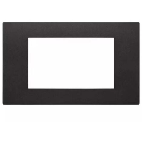 VIMAR 30654.02 - Placca 4M - Nero - Linea