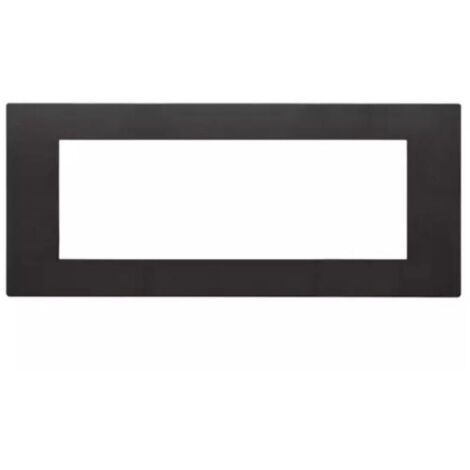 VIMAR 30657.02 - Placca 7M - Nero - Linea