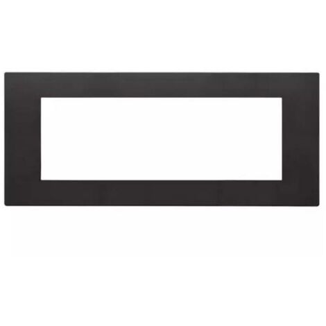 VIMAR 30657.02 - Placca 7M - Nero - Linea