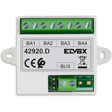 Vimar 42920.D ELVOX Distributore bus per kit Video RFID da utilizzare per separare il bus in 4 linee, ad incasso