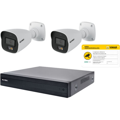 VIMAR - 46KIT.028DC IP Kit 4CH PoE tlc 4MPx FF Farbe