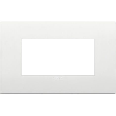 Vimar Arke Classic placa 4 módulos blanco 19654.74