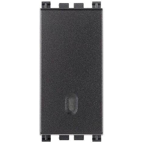 Vimar Arke deviatore basculante illuminabile 1P 16A grigio 19005