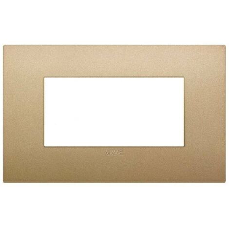 Vimar arke' placca classic 4 moduli color oro matt 19654.78