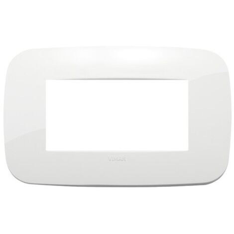 Vimar Arke Plaque Round 4 modules blanc 19684.84