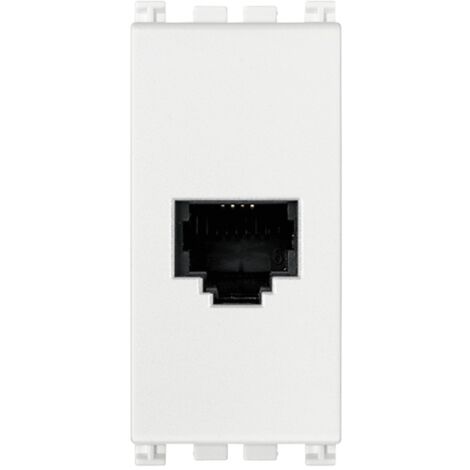 Vimar Arke prise téléphonique RJ11 6/4 blanc 19320.B