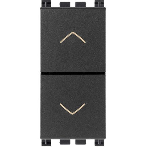 Vimar arke' pulsante interbloccato no+no 10a 19062