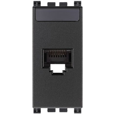 Vimar Arke toma de datos RJ45 Netsafe Cat5e UTP gris 19339.11