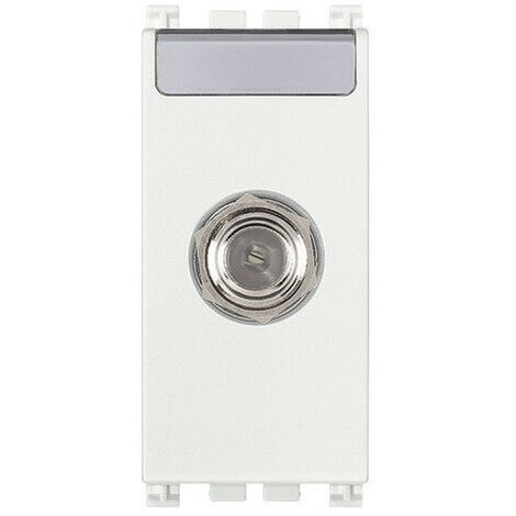 Vimar Arke TV SAT-Buchse F-Stecker weiß 19318.B