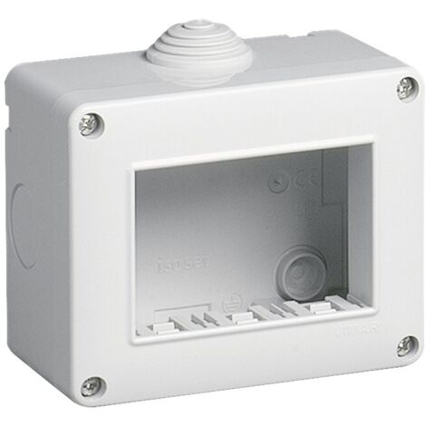 Vimar contenitore da parete ip40 3 moduli 14803 serie eikon, arkè, plana