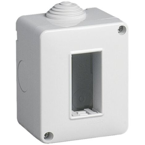 Vimar contenitore ip40  1 modulo serie arkè, eikon, plana 14801