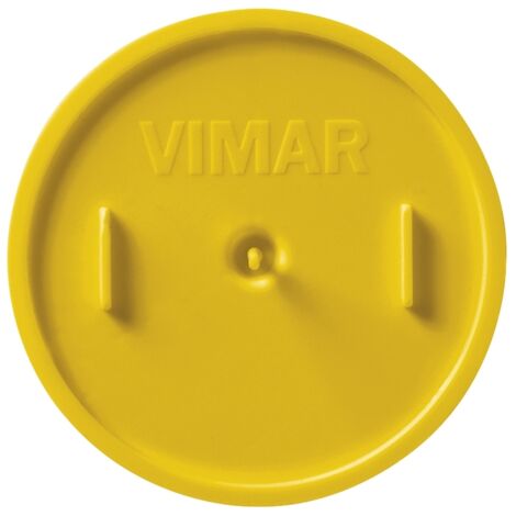 Vimar coperchio antimalta d60mm giallo v71011