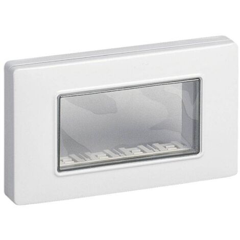 Vimar Eikon Arké Plana Wandabdeckung mit Schrauben 4M IP55 14944.01