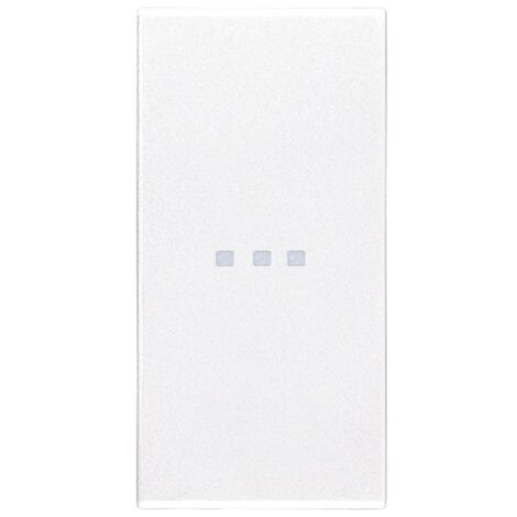 Vimar eikon tasto 1 modulo assiale bianco 20131.b