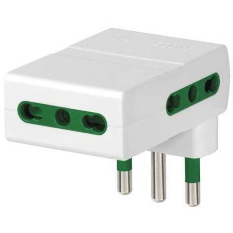 Vimar Enchufes y tomas de corriente Adaptadores 3 salidas blanco RI.00311.B