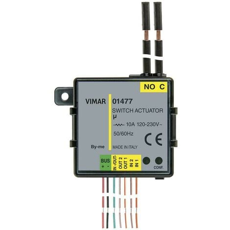 Vimar hausautomatisierungsmodul 2in 3out (1 relais+2 led) 01477