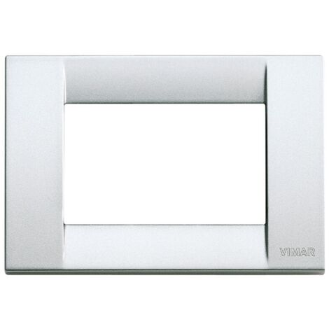 Vimar Idea classic Abdeckrahmen 3 Module Silbermetallic 16733.21