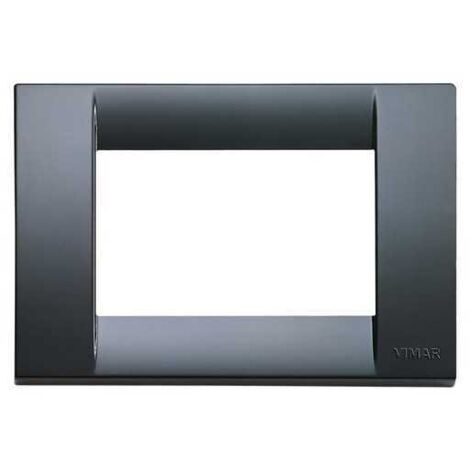 Vimar Idea classic placa 3 módulos gris grafito 16743.15