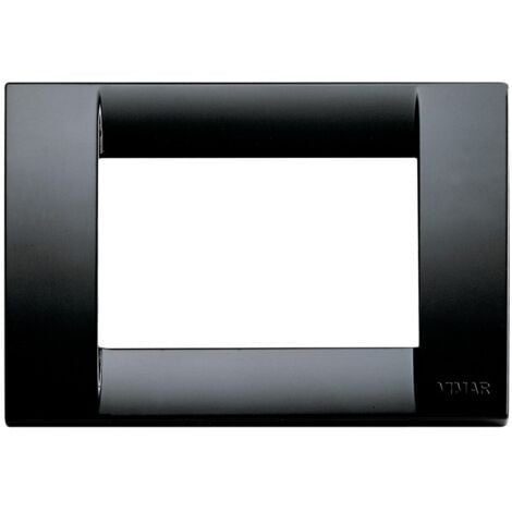 Vimar Idea classic placca lucida 3 moduli nero 16743.16