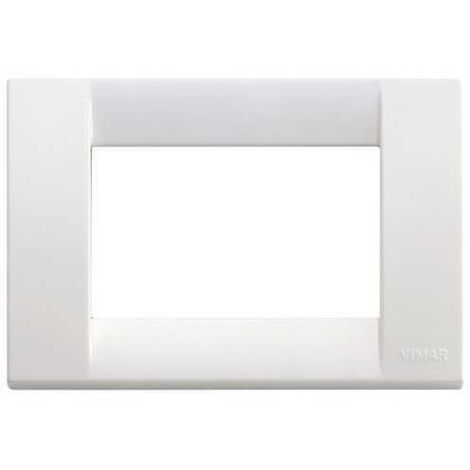 Vimar Idea classic plaque 3 modules blanc brillant 16743.01