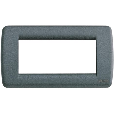 Vimar idea placca 4 moduli color ardesia 16754.46
