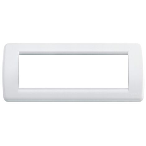 Vimar Idea placca Rondò 6 moduli bianco brillante 16766.01
