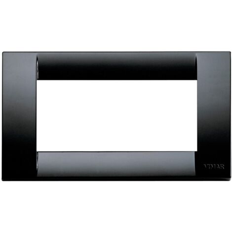 Vimar Idea plaque classic 6 modules noir 16746.16