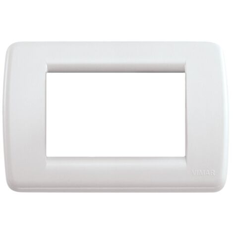 Vimar Idea plaque Rondò 3 modules blanc Idea 16763.04