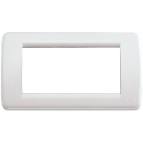 Vimar Idea plaque Rondò 4 modules blanc Idea 16764.04